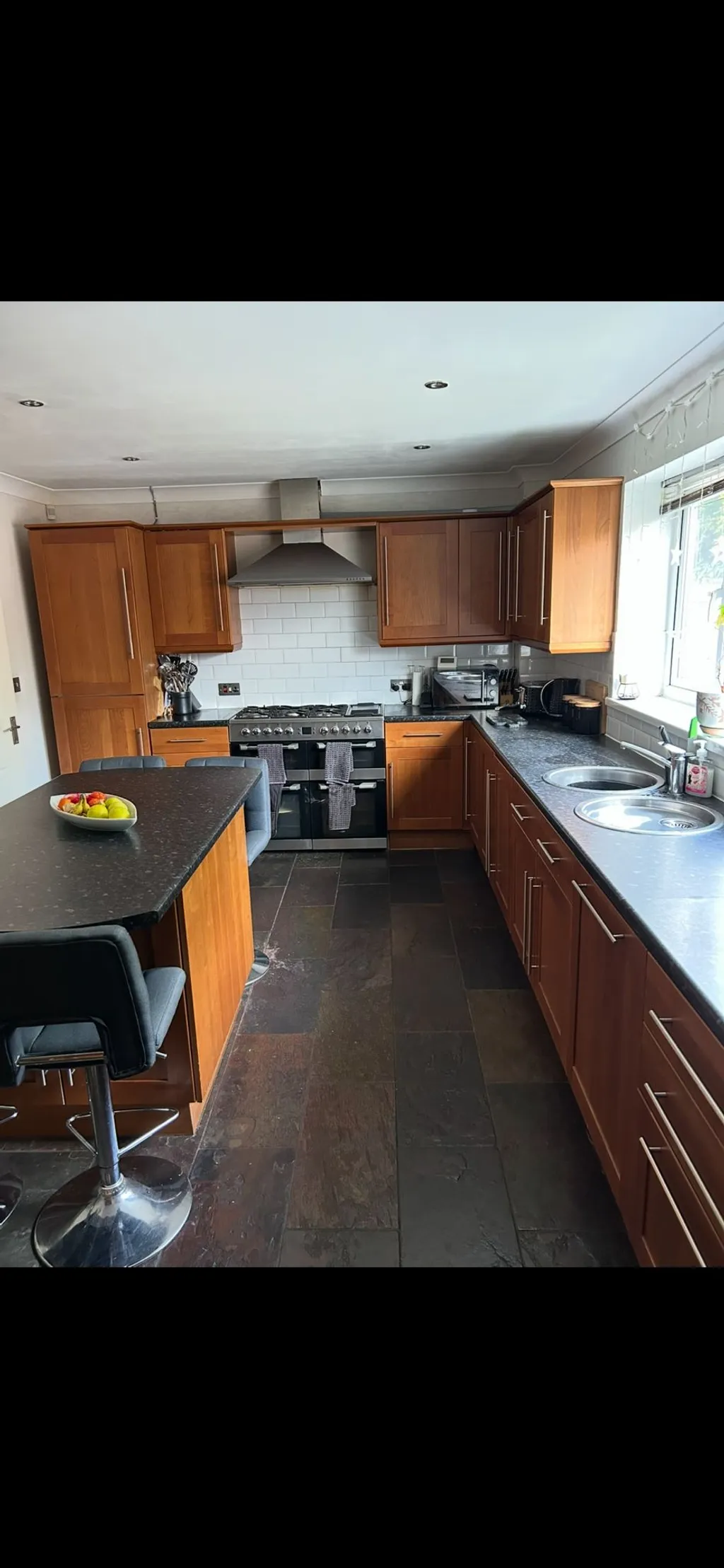 Dark Brown Kitchen from mid 2000's